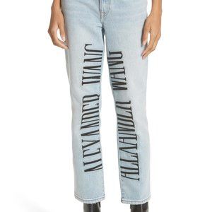 ISO Alexander Wang Cult Wang Logo Cropped Jeans